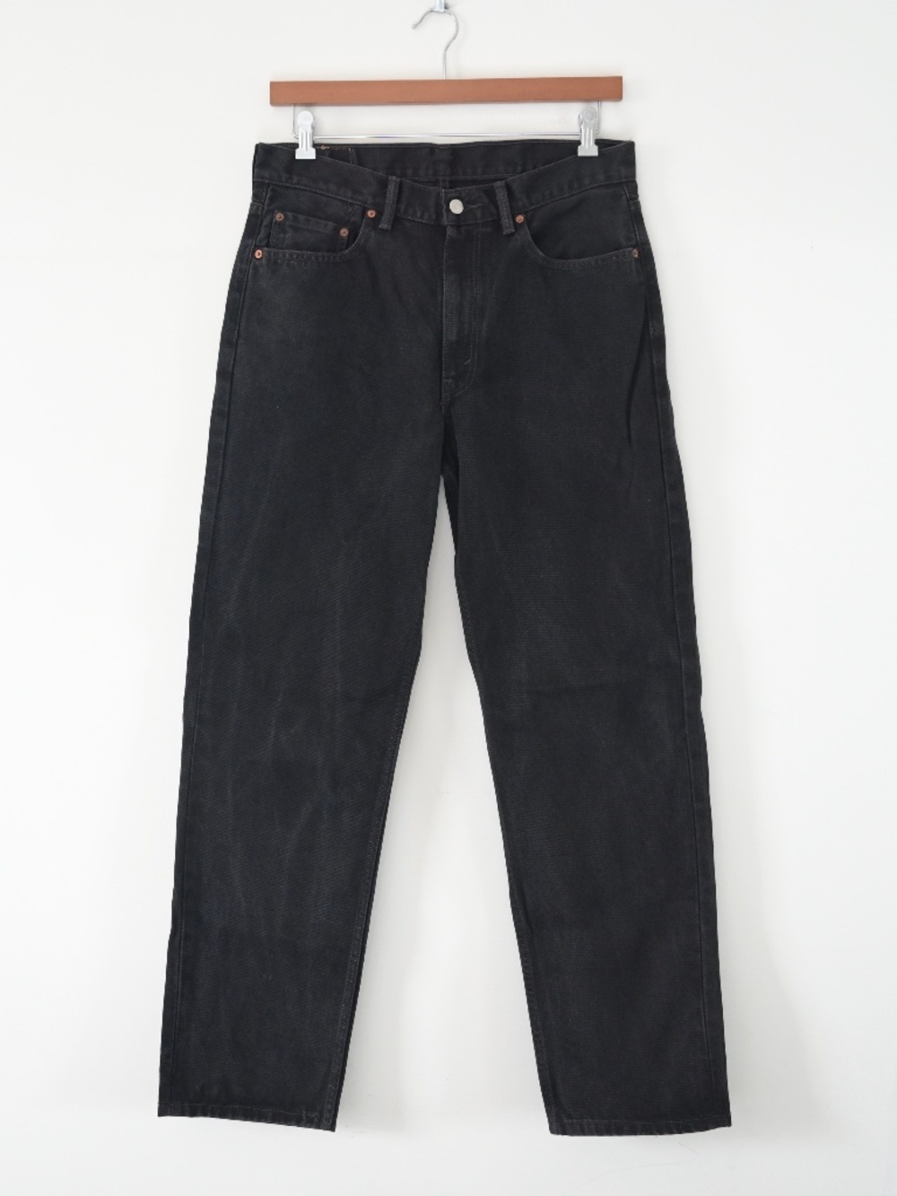 Levi's 550 Relaxed Fit Black Jeans Size 34 x 34